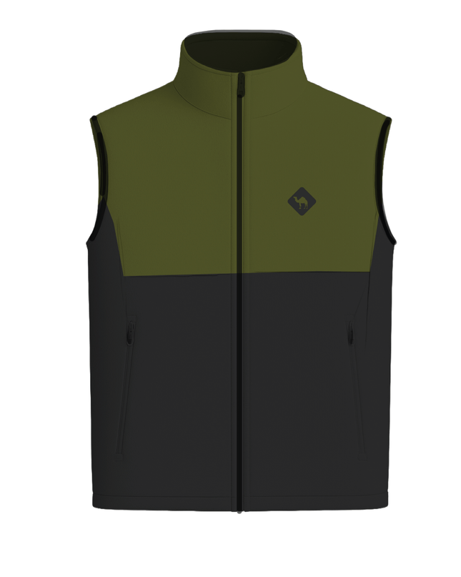 Jobedu Camel Crossing Logo Black - Suphar Moss | Kid's Premium Windwall Vest - Kid's Premium Windwall Vest - Jobedu Jordan