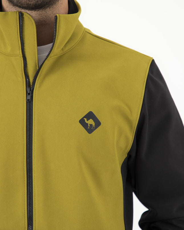 Jobedu Camel Crossing Logo Summet Black - Suphar Moss | Unisex Premium Windwall Jacket - Unisex Superbasic Windwall Jacket - Jobedu Jordan