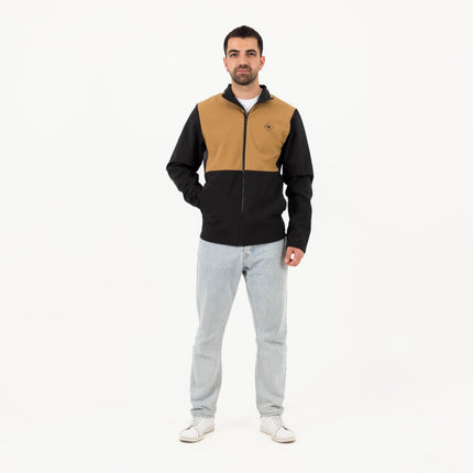 Jobedu Camel Crossing Logo Summet Black - Utlity Brown | Unisex Premium Windwall Jacket - Unisex Superbasic Windwall Jacket - Jobedu Jordan