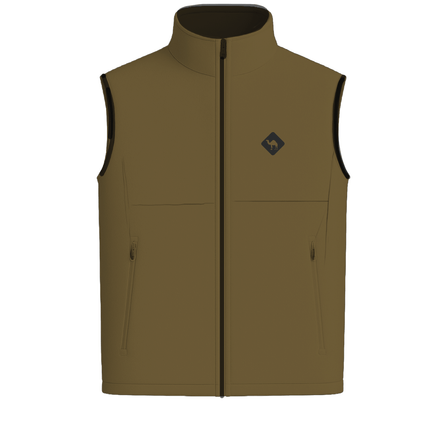 Jobedu Camel Crossing Logo Utlity Brown | Unisex Premium Windwall Vest - Unisex Premium Windwall Vest - Jobedu Jordan