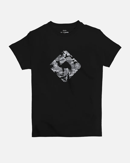 Jobedu Camel Crossing Mbarga3 | Kid's Basic Cut T-shirt - Graphic T-Shirt - Kids - Jobedu Jordan