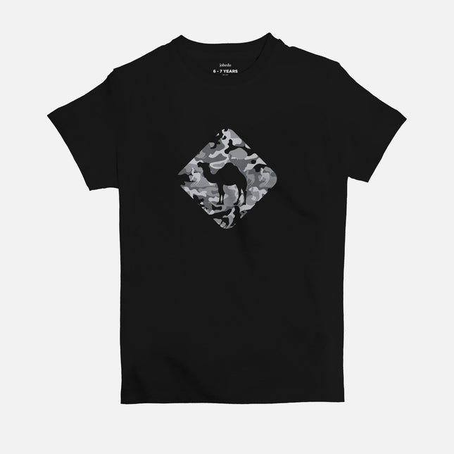 Jobedu Camel Crossing Mbarga3 | Kid's Basic Cut T-shirt - Graphic T-Shirt - Kids - Jobedu Jordan