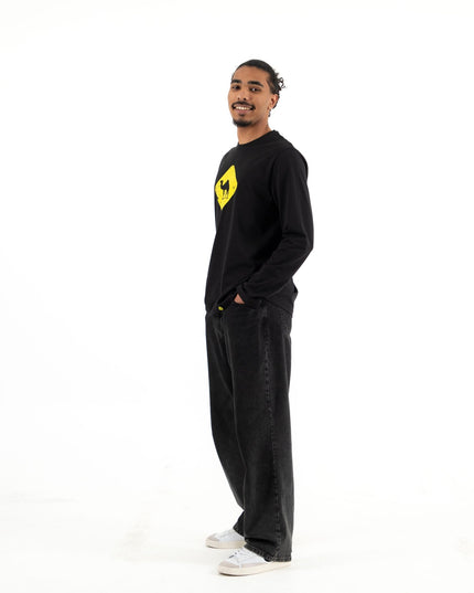 Jobedu Camel Crossing | Premium T-shirt Unisex Longsleeve Basic Cut - Premium T-shirt Unisex Longsleeve Basic Cut - Jobedu Jordan