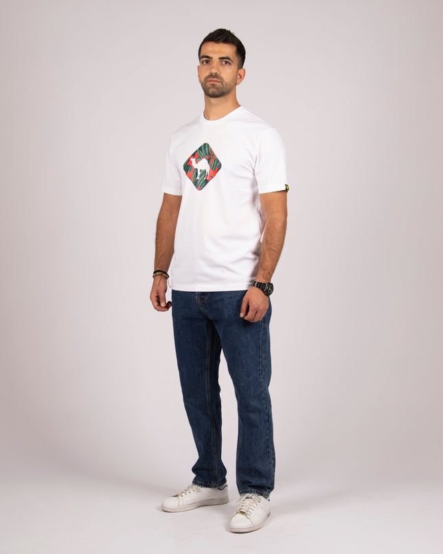 Jobedu Camel Crossing Tropical | Premium SuperBasic Ghraphic T-Shirt - Premium Super Basic Cut T-Shirt - Unisex - Jobedu Jordan