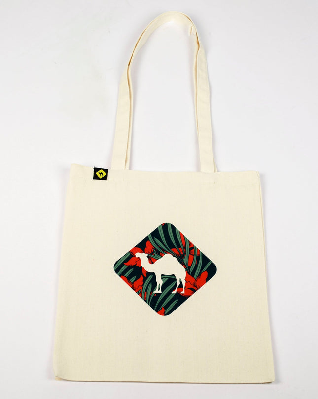 Jobedu Camel Crossing Tropical | Tote Bag - Accessories - Tote Bags - Jobedu Jordan