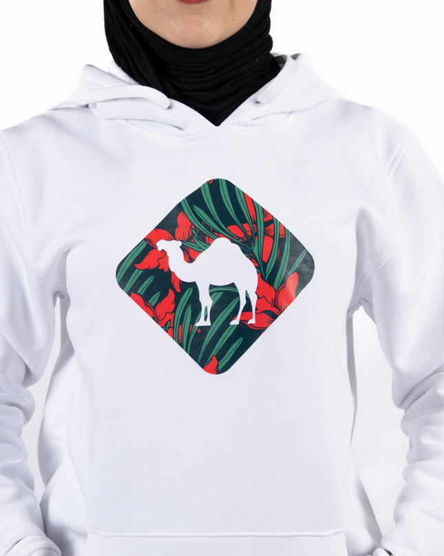 Jobedu Camel Crossing Tropical | Unisex Adult Hoodie - Graphic Hoodie - Unisex - Jobedu Jordan