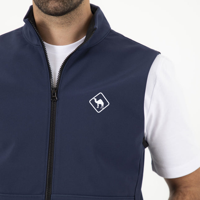 Jobedu Outline Summet Navy | Unisex Premium Windwall Vest - Unisex Premium Windwall Vest - Jobedu Jordan