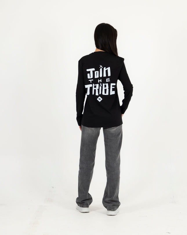 Join The Tribe | Premium T-shirt Unisex Longsleeve Basic Cut - Premium T-shirt Unisex Longsleeve Basic Cut - Jobedu Jordan