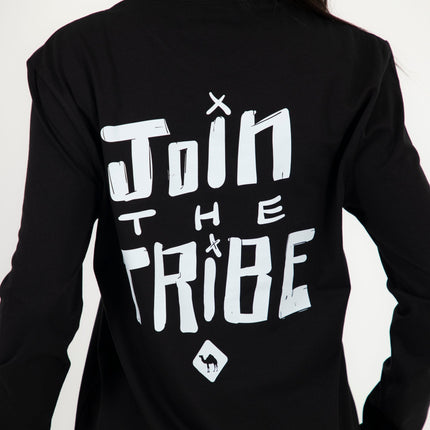 Join The Tribe | Premium T-shirt Unisex Longsleeve Basic Cut - Premium T-shirt Unisex Longsleeve Basic Cut - Jobedu Jordan