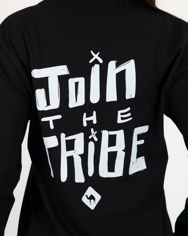 Join The Tribe | Premium T-shirt Unisex Longsleeve Basic Cut - Premium T-shirt Unisex Longsleeve Basic Cut - Jobedu Jordan