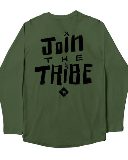 Join The Tribe | Premium T-shirt Unisex Longsleeve Basic Cut - Premium T-shirt Unisex Longsleeve Basic Cut - Jobedu Jordan