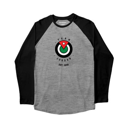 Jordan 1946 | Kids Ghraphic Long Sleeve Baseball Tshirt - Kids Ghraphic Long Sleeve Baseball Tshirt - Jobedu Jordan