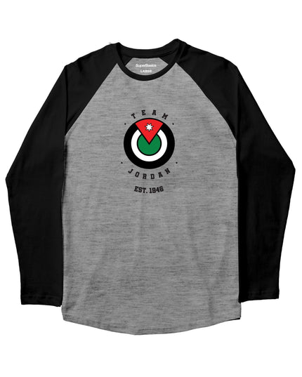 Jordan 1946 | Kids Ghraphic Long Sleeve Baseball Tshirt - Kids Ghraphic Long Sleeve Baseball Tshirt - Jobedu Jordan