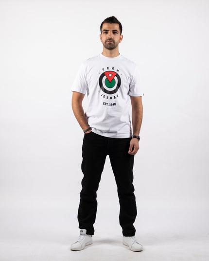 Jordan 1946 | Premium SuperBasic Ghraphic T-Shirt - Premium Super Basic Cut T-Shirt - Unisex - Jobedu Jordan