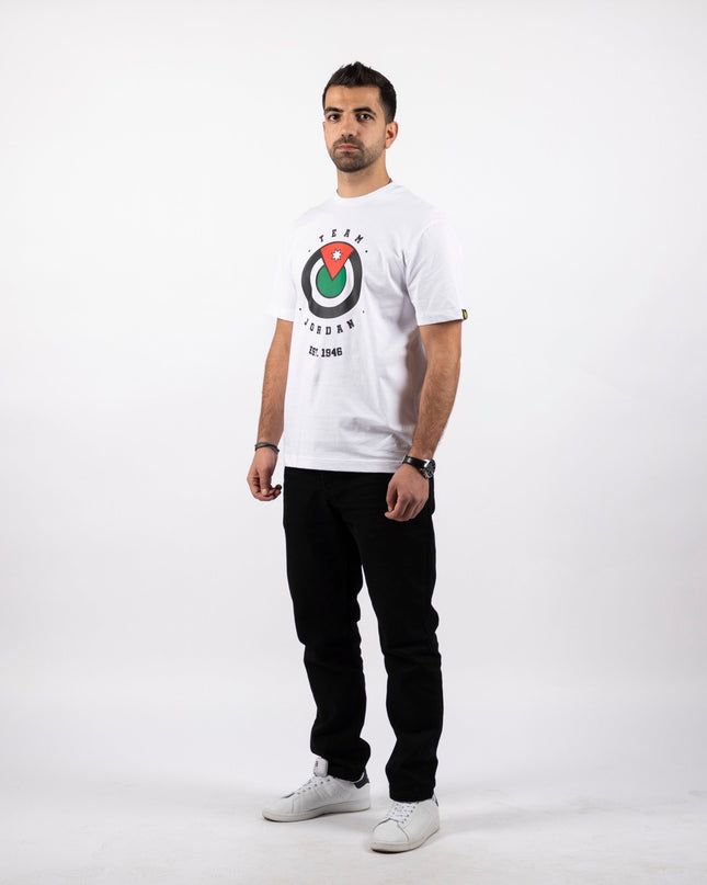 Jordan 1946 | Premium SuperBasic Ghraphic T-Shirt - Premium Super Basic Cut T-Shirt - Unisex - Jobedu Jordan