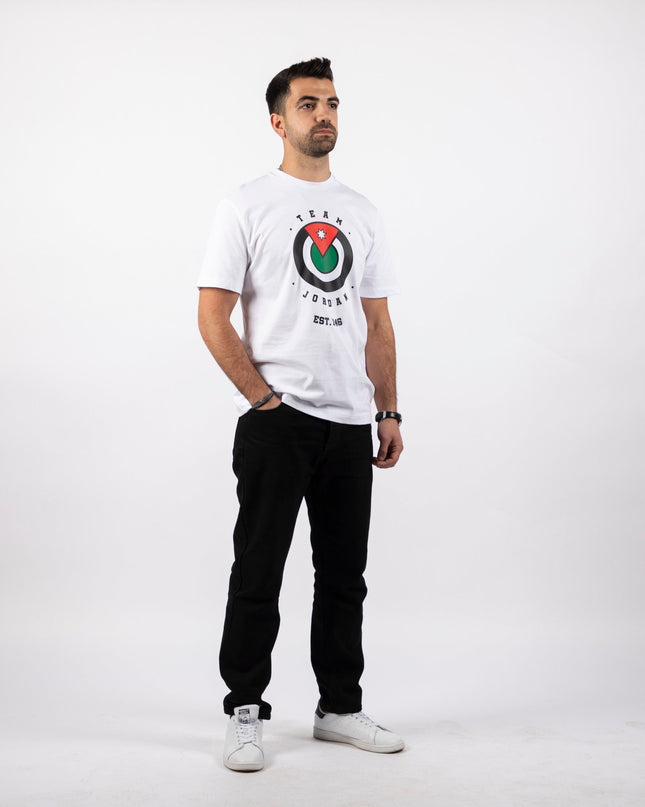 Jordan 1946 | Premium SuperBasic Ghraphic T-Shirt - Premium Super Basic Cut T-Shirt - Unisex - Jobedu Jordan