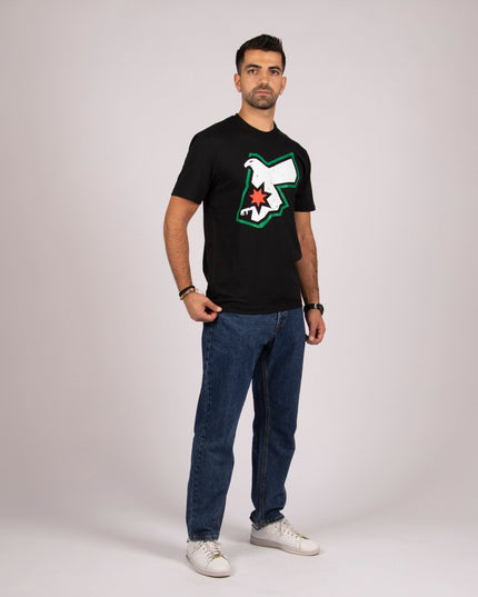 Jordan Falcon | Premium SuperBasic Ghraphic T-Shirt - Premium Super Basic Cut T-Shirt - Unisex - Jobedu Jordan