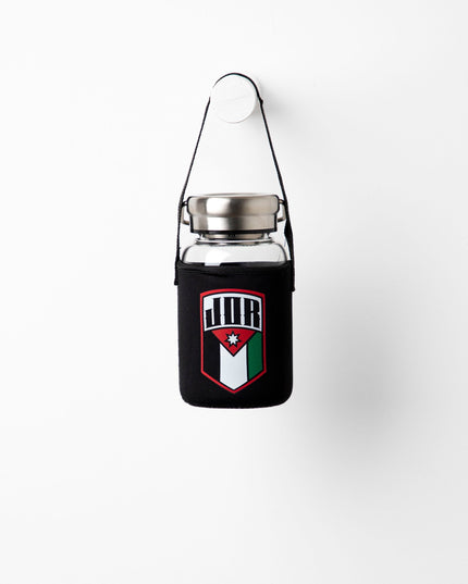 Jordan First | Premium Water Bottle with Sleeve & Hangers - Accessories - Premium Water Bottle with Sleeve & Hangers - Jobedu Jordan