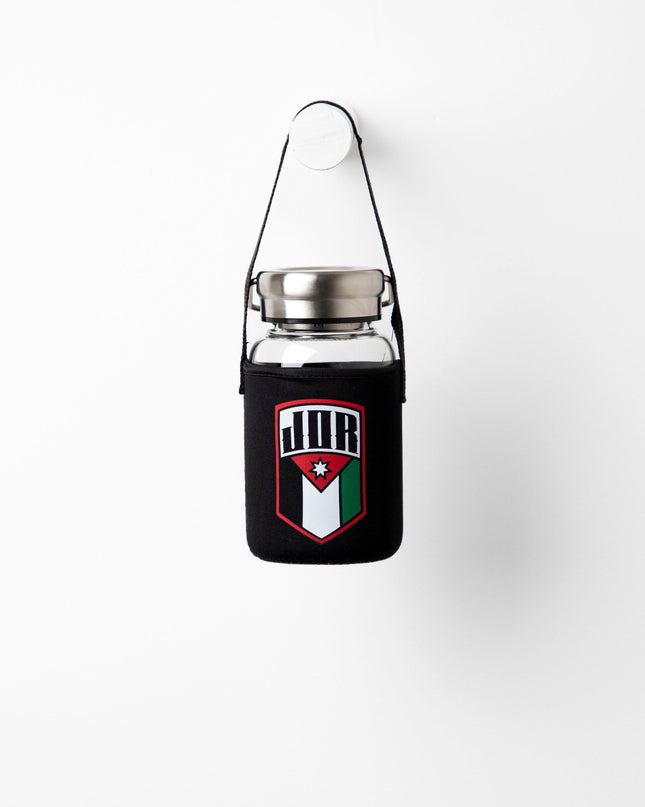 Jordan First | Premium Water Bottle with Sleeve & Hangers - Accessories - Premium Water Bottle with Sleeve & Hangers - Jobedu Jordan