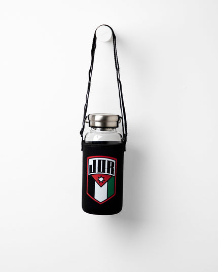 Jordan First | Premium Water Bottle with Sleeve & Hangers - Accessories - Premium Water Bottle with Sleeve & Hangers - Jobedu Jordan