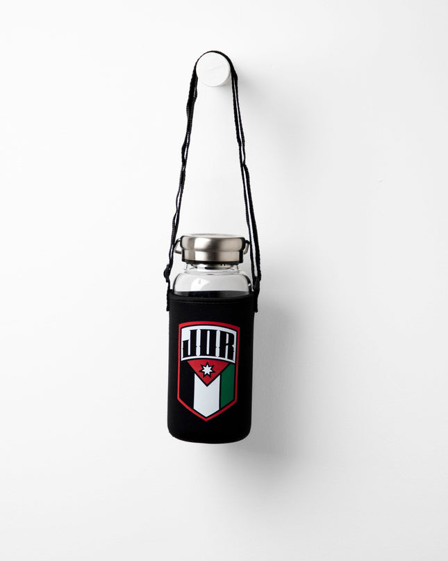 Jordan First | Premium Water Bottle with Sleeve & Hangers - Accessories - Premium Water Bottle with Sleeve & Hangers - Jobedu Jordan