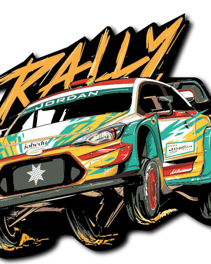 Jordan Motor Rally | Sticker - Accessories - Stickers - Jobedu Jordan