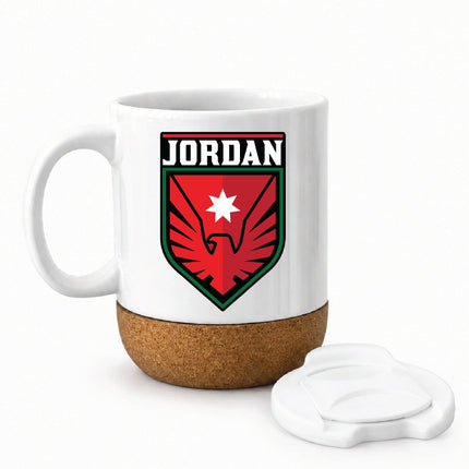 Jordan Team Logo | Soft Wooden Plate Mug - Accessories - Soft Wooden Plate Mug - Jobedu Jordan