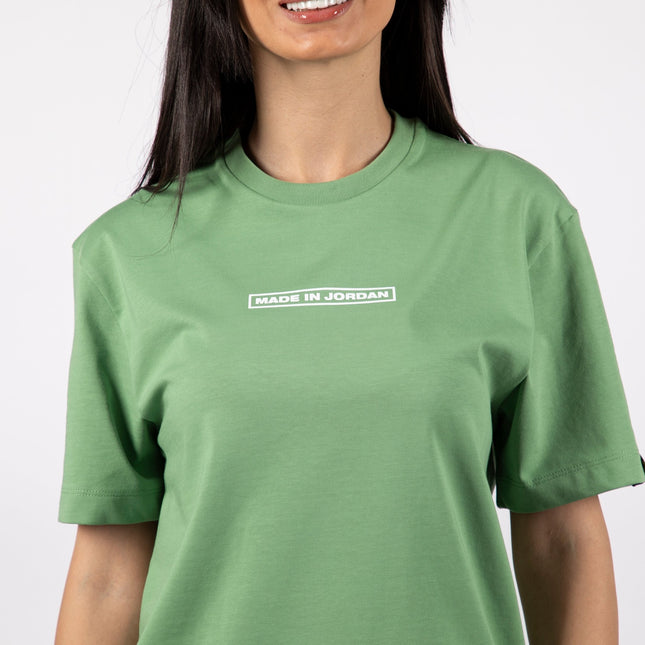 Made In Jordan | Premium SuperBasic Ghraphic T-Shirt - Premium Super Basic Cut T-Shirt - Unisex - Jobedu Jordan