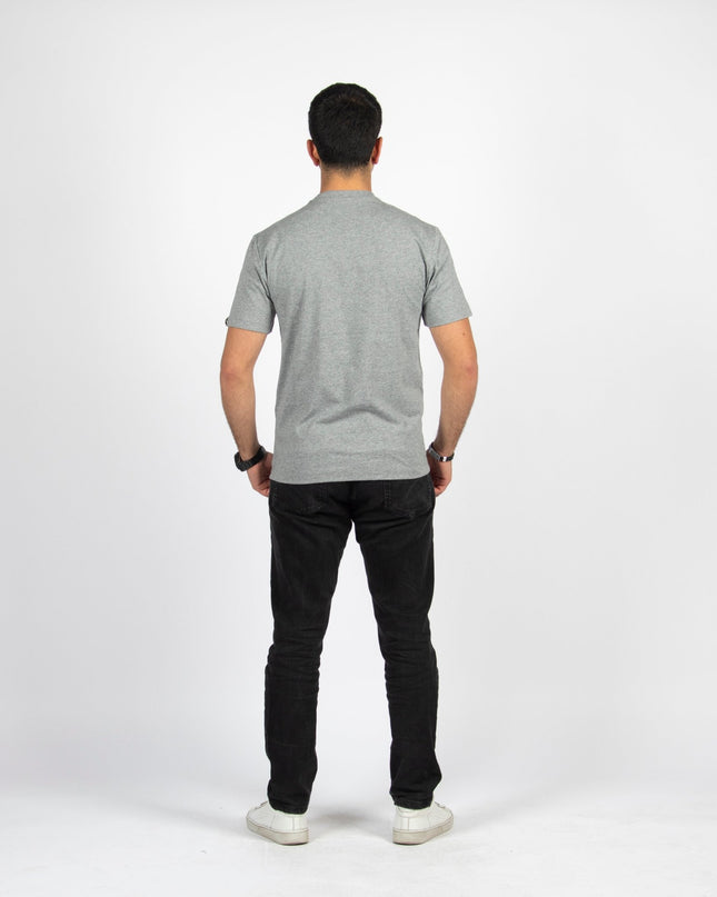 Medium Grey Melange | Basic Cut T-shirt - Basic T-Shirt - Unisex - Jobedu Jordan