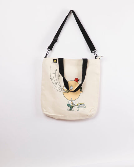 Melodi Hookah | off white Totebag Black Hanged - Accessories - Totebag Hanged - Jobedu Jordan