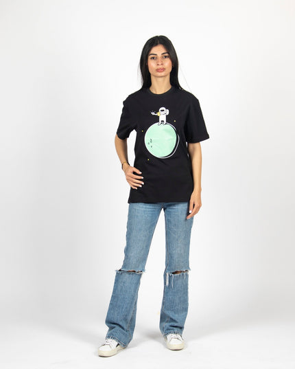 Moon Guest | Basic Cut T-shirt - Graphic T-Shirt - Unisex - Jobedu Jordan