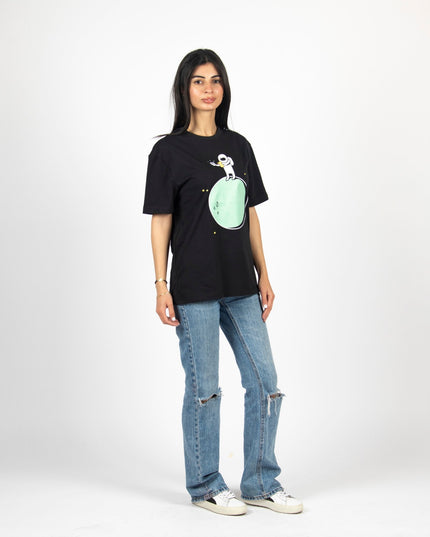 Moon Guest | Basic Cut T-shirt - Graphic T-Shirt - Unisex - Jobedu Jordan