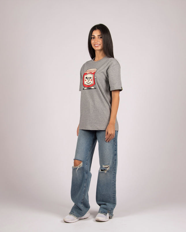 Mrabbayeh | Basic Cut T-shirt - Graphic T-Shirt - Unisex - Jobedu Jordan