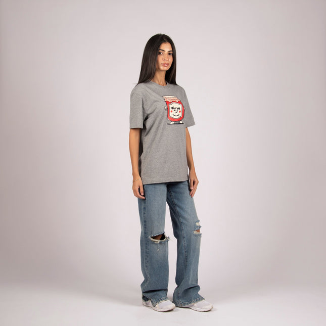 Mrabbayeh | Basic Cut T-shirt - Graphic T-Shirt - Unisex - Jobedu Jordan