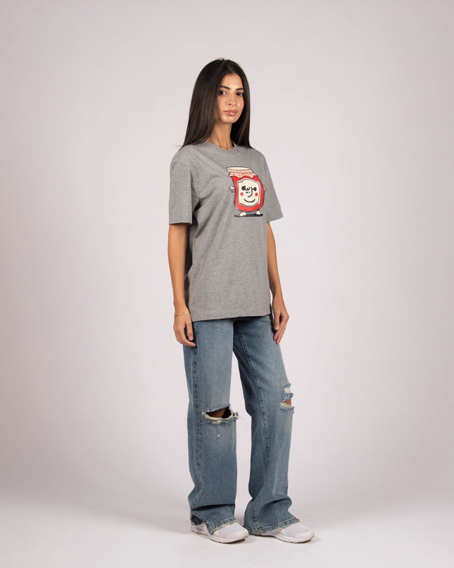 Mrabbayeh | Basic Cut T-shirt - Graphic T-Shirt - Unisex - Jobedu Jordan