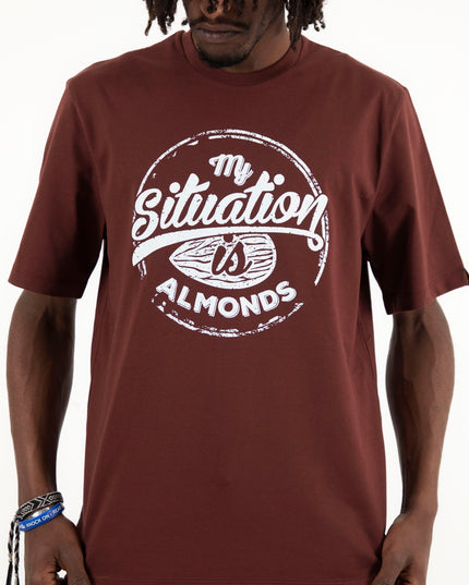 My Situation Is Almond | Premium SuperBasic Ghraphic T-Shirt - Premium Super Basic Cut T-Shirt - Unisex - Jobedu Jordan