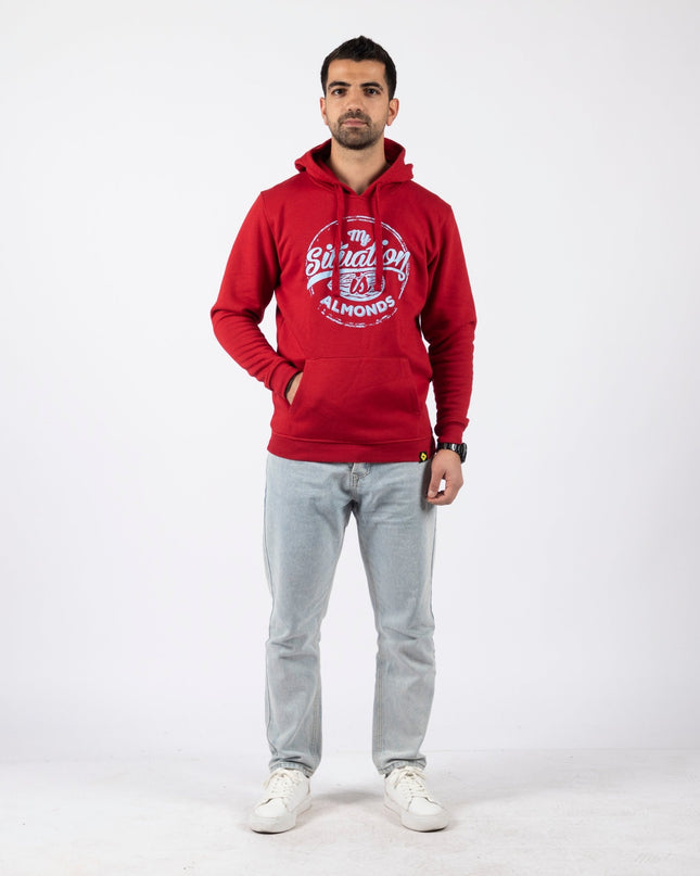 My Situation Is Almond | Unisex Adult Hoodie - Graphic Hoodie - Unisex - Jobedu Jordan