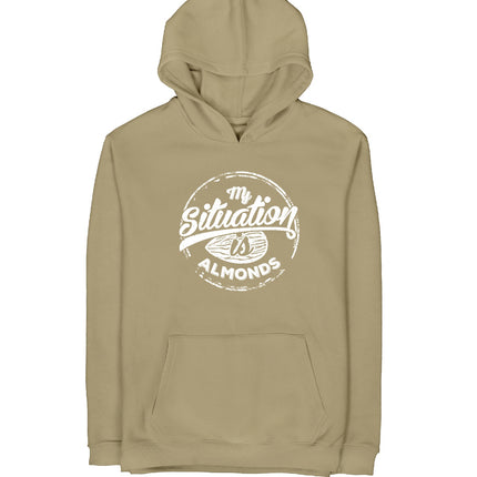 My Situation Is Almond | Unisex Adult Light Hoodie - Graphic Light Hoodie - Unisex - Jobedu Jordan