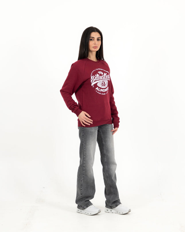 My Situation Is Almond | Unisex Adult Sweatshirt - Graphic Sweatshirt - Unisex - Jobedu Jordan