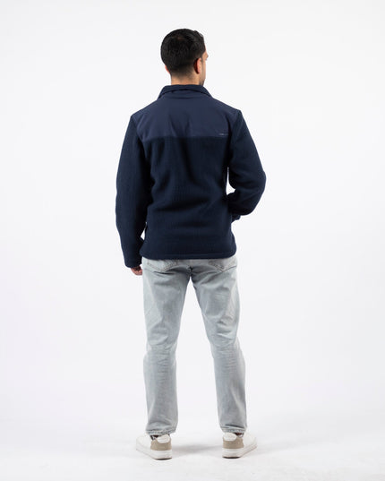 Navy Blue | Unisex Premium Superbasic Windwall Sherpa Jacket - Unisex Superbasic Windwall Sherpa Jacket - Jobedu Jordan