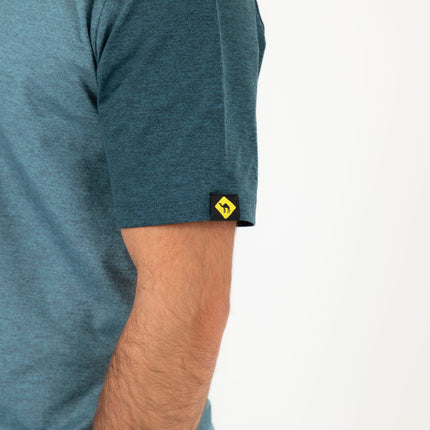 Nothy Navy Heather | T-shirt Unisex Self - Rib - T-shirt Unisex Self - Rib - Jobedu Jordan