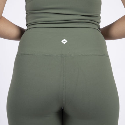 Olive | Women's Soft Knit Flare Leggings - Women's Soft Knit Flare Leggings - Jobedu Jordan