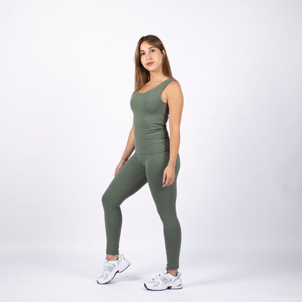 Olive | Women's Soft Knit Premium Tank Top - Women's Soft Knit Premium Tank Top - Jobedu Jordan