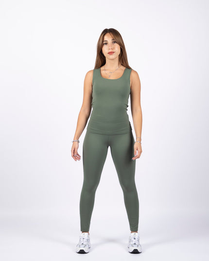Olive | Women's Soft Knit Premium Tank Top - Women's Soft Knit Premium Tank Top - Jobedu Jordan
