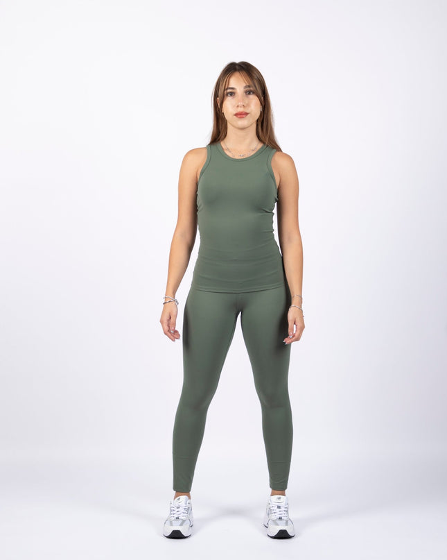 Olive | Women's Soft Knit Regular Tank Top - Women's Soft Knit Regular Tank Top - Jobedu Jordan