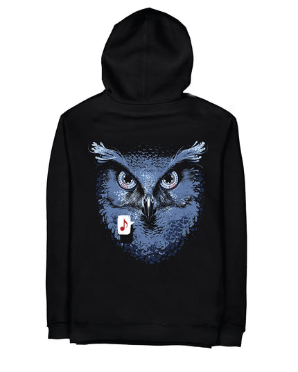 Owl Cassette | Graphic SuperBasic Premium Hoodies - Graphic SuperBasic Premium Hoodies - Jobedu Jordan