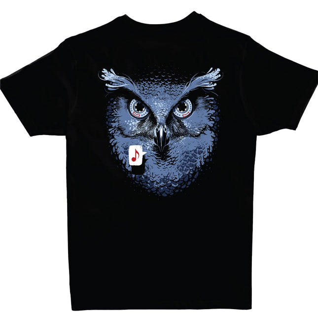 Owl Cassette | Premium SuperBasic Ghraphic T-Shirt - Premium Super Basic Cut T-Shirt - Unisex - Jobedu Jordan