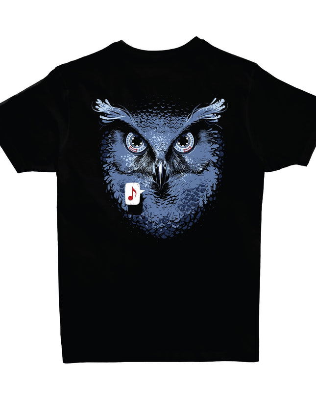 Owl Cassette | Premium SuperBasic Ghraphic T-Shirt - Premium Super Basic Cut T-Shirt - Unisex - Jobedu Jordan