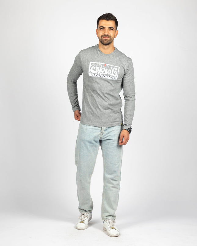 Palestine | Adult Graphic Longsleeve Tshirt - Adult Graphic Longsleeve Tshirt - Jobedu Jordan