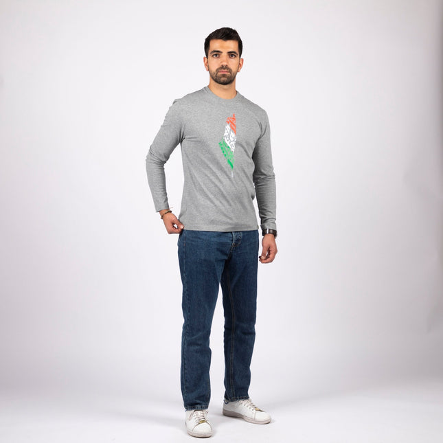 Palestine Arabia | Adult Graphic Longsleeve Tshirt - Adult Graphic Longsleeve Tshirt - Jobedu Jordan